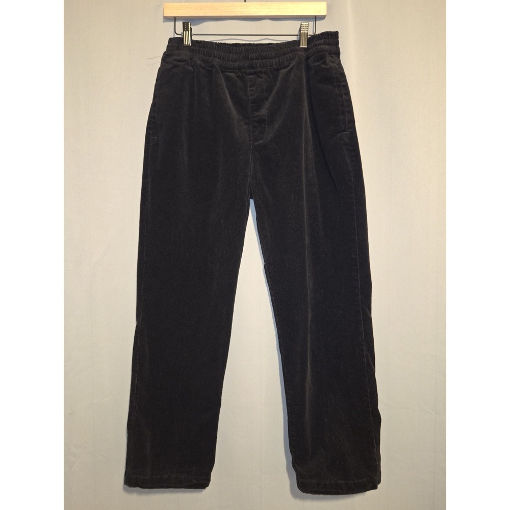 DGK Dirty Ghetto Kids Men's Large Black Corduroy‎ Pants Rose Embroidered Skate